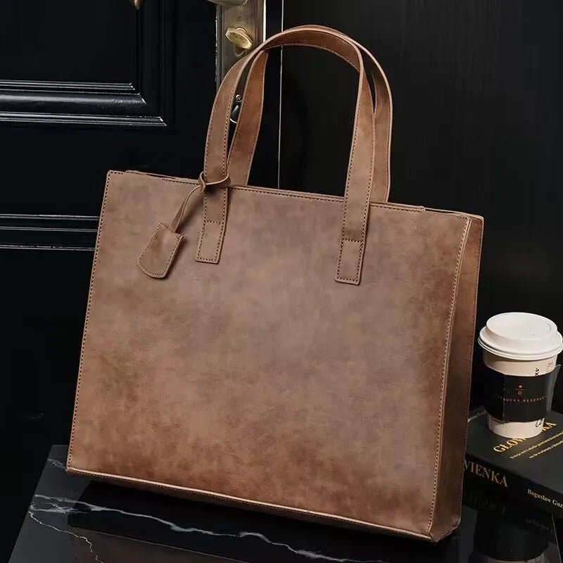 Bolsa Pasta Gabo Business com Couro Vintage