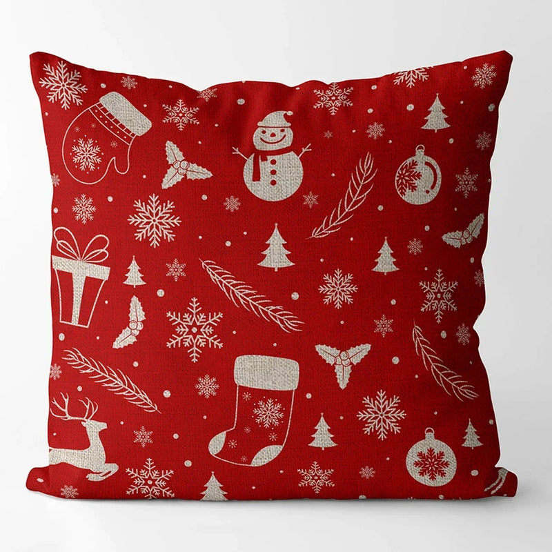 Fronha Travesseiro Natalino - Decoração de Natal Morada