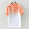 Camisa Masculina Casual Raramen Ocean Lapela