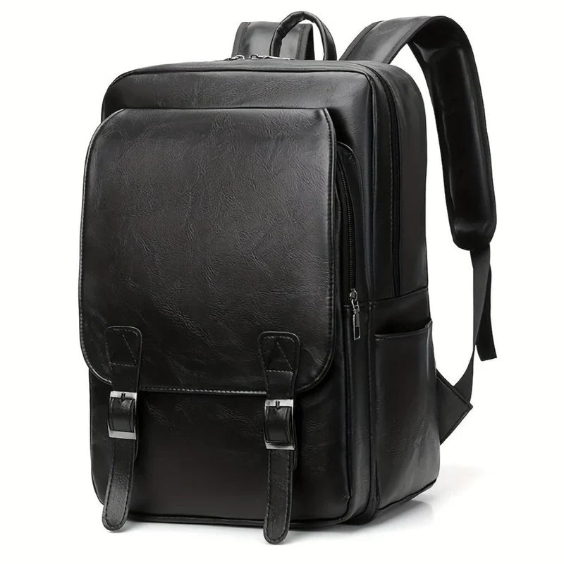 Mochila Masculina Zirck Universitária de Couro para Laptop