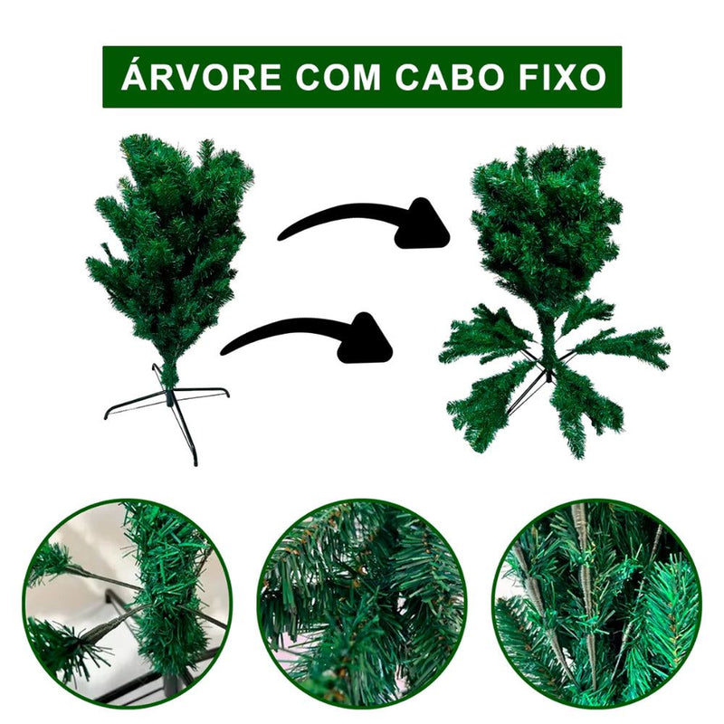 Arvore De Natal Pinheiro Tradicional - Lojas Morada (PROMOÇÃO 2025)