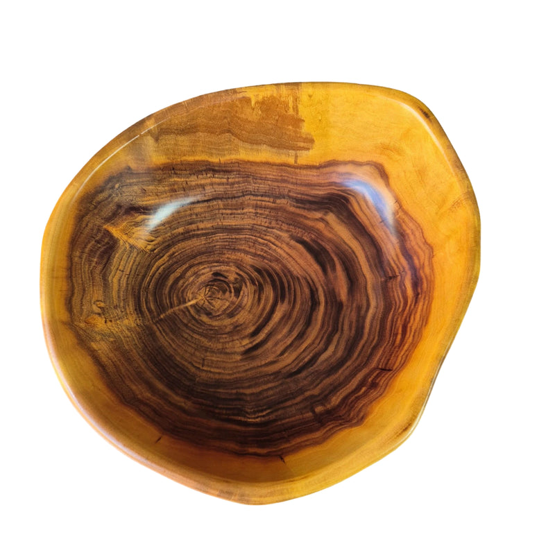Gamela Exótica em Madeira Angico 37x33x12cm