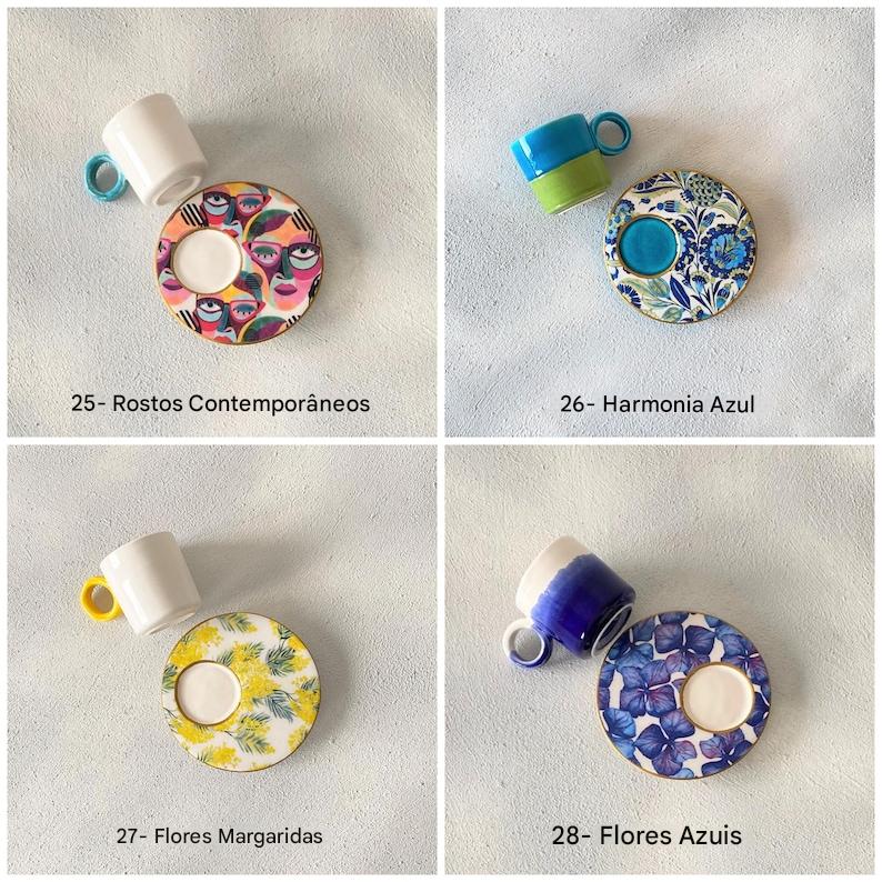 Conjunto de xícaras de café exclusivas - 8 Peças