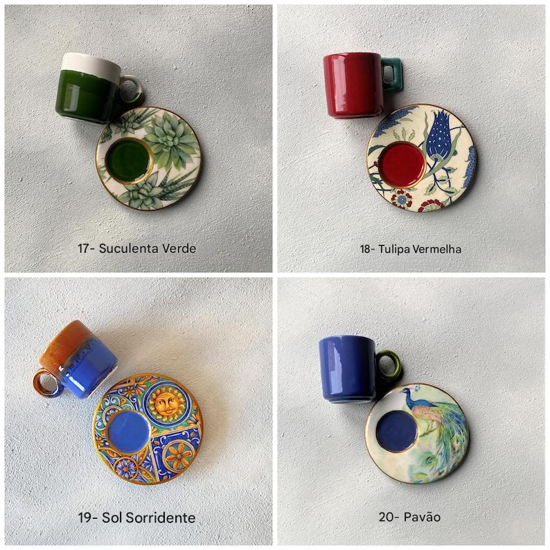 Conjunto de xícaras de café exclusivas - 8 Peças