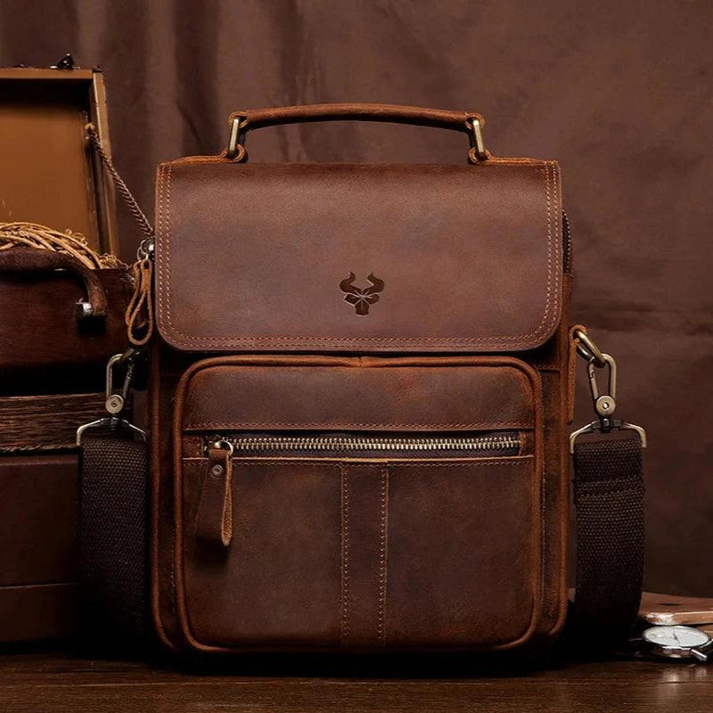 Bolsa de Couro Gallant Vintage - Executiva - Impermeável