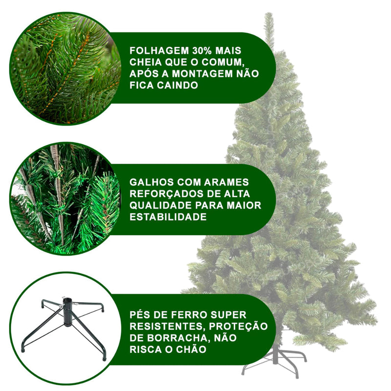 Arvore De Natal Pinheiro Tradicional - Lojas Morada (PROMOÇÃO 2025)