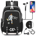 Mochila CR7 Escolar - Volta as Aulas Morada