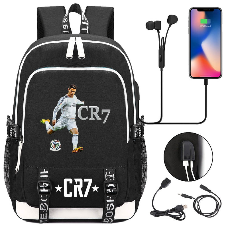 Mochila CR7 Escolar - Volta as Aulas Morada