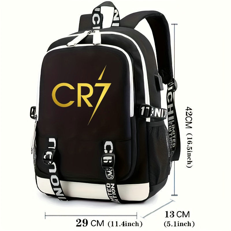 Mochila CR7 Escolar - Volta as Aulas Morada
