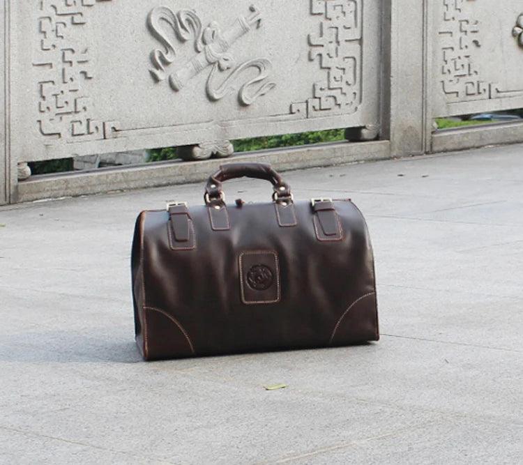 Bolsa Nomad Classic Duffle - de Viagem em Couro Autêntico
