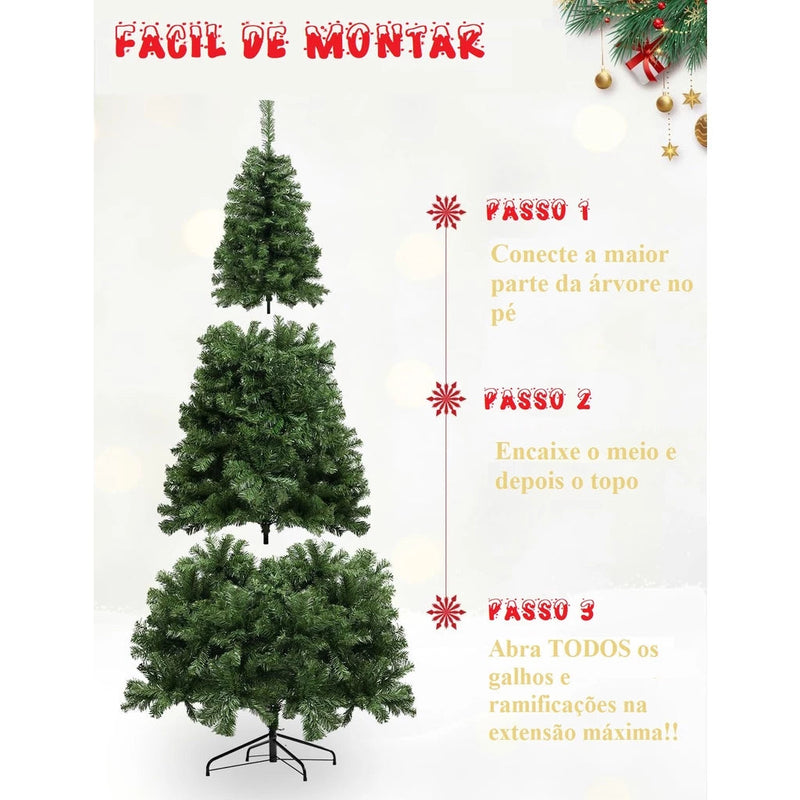 Arvore De Natal Pinheiro Tradicional - Lojas Morada (PROMOÇÃO 2025)