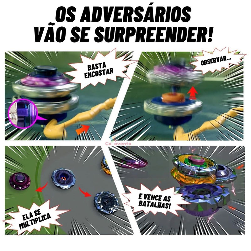 Beyblade Série 2 em 1 - Se Torne o Maior Campeão - Diversão Loja Morada