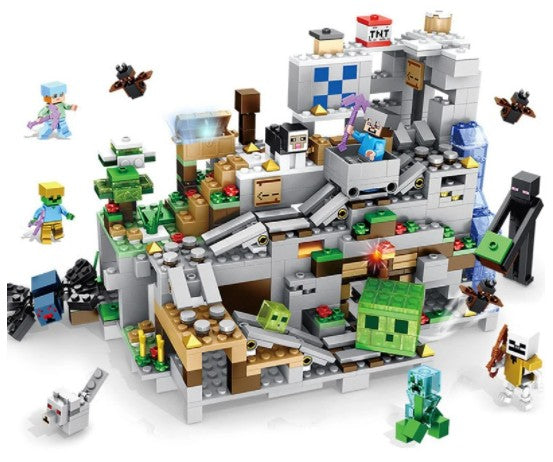 Caverna da Montanha Minecraft (1.000 Peças) - Diversão Loja Morada