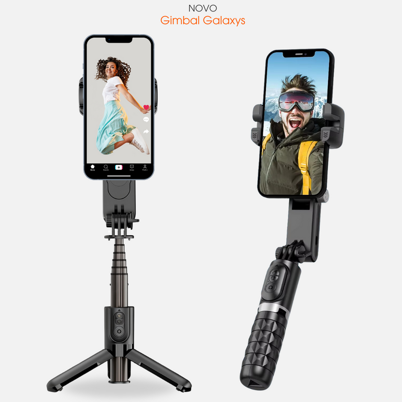 Gimbal Galaxys Profissional Estabilizador 360° Lançamento Loja Morada