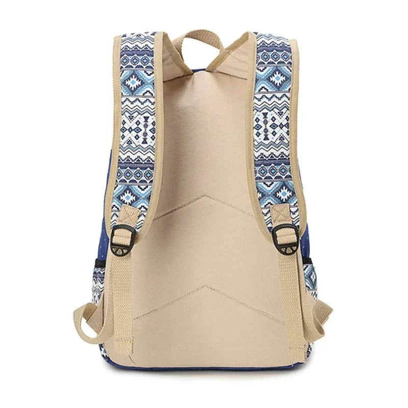 Mochila Escolar Feminina estilo Hippie - Loja Morada