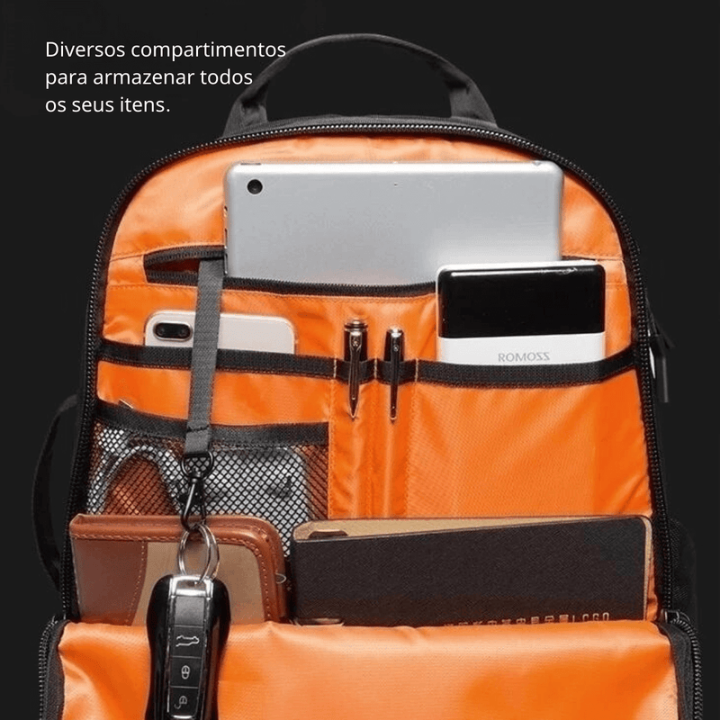 Mochila Levi Para Notebook Impermeável - Grande Capacidade
