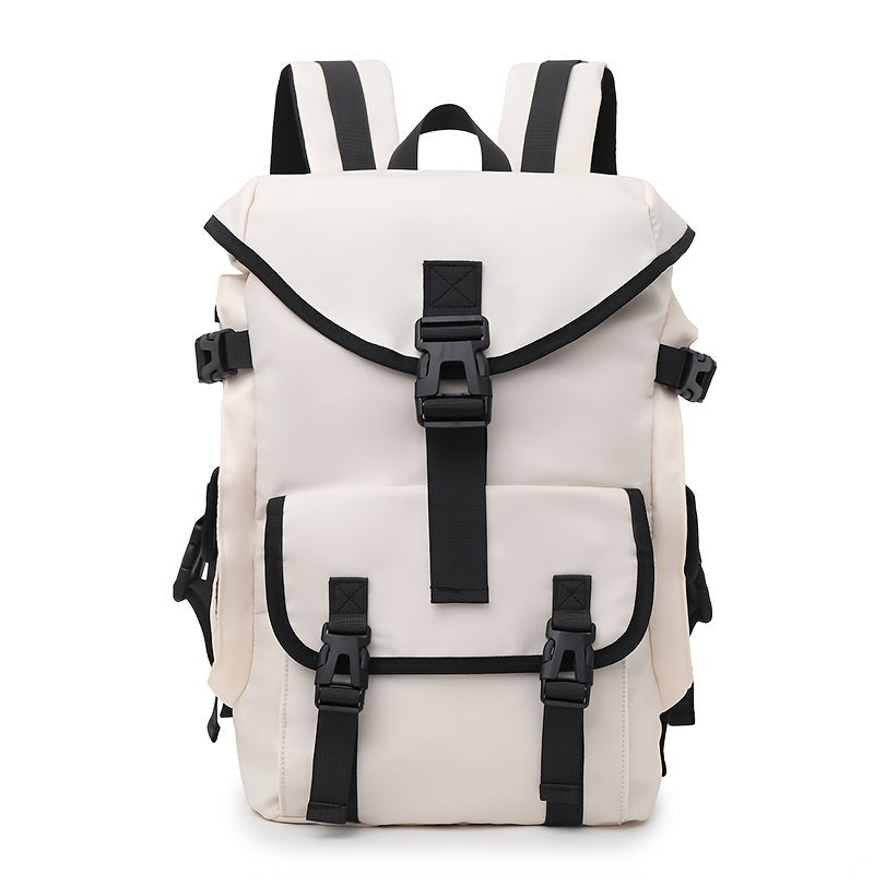 Mochila Escolar Oxford Resistente com Fivela - Loja Morada