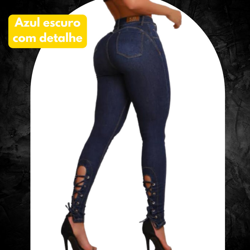 [PREÇO DIRETO DA FÁBRICA] Kit 6 Calças Jeans Modeladoras + Cinto Fivela Argola Dupla de Brinde APENAS HOJE - Loja Morada