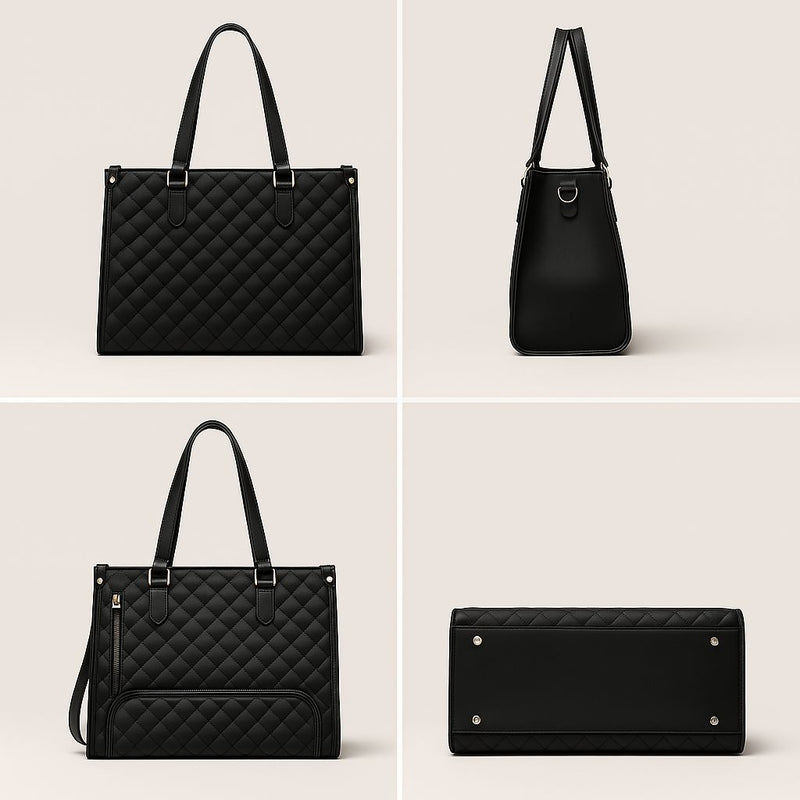 Bolsa Feminina de Couro funcional 3 em 1 - De Luxo