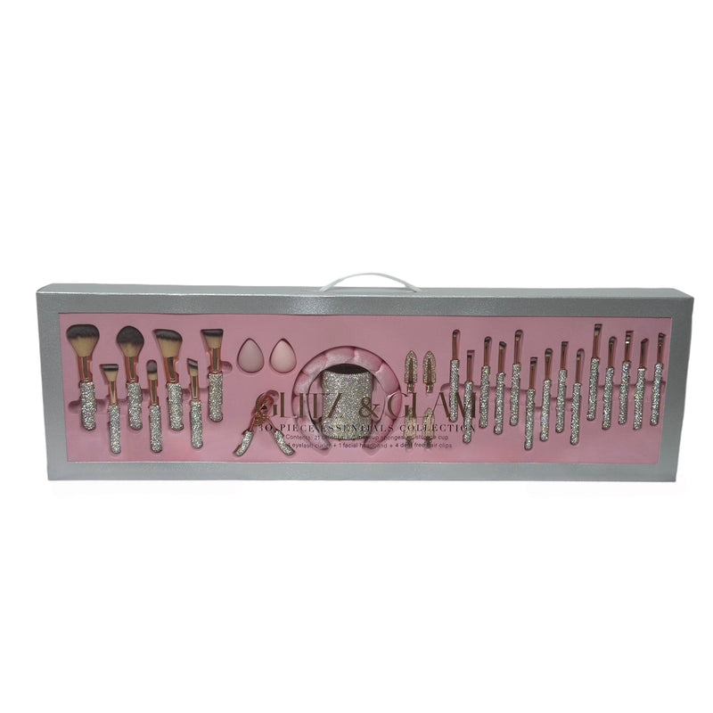 Kit Profissional de Pincéis De Glitz com Brilho