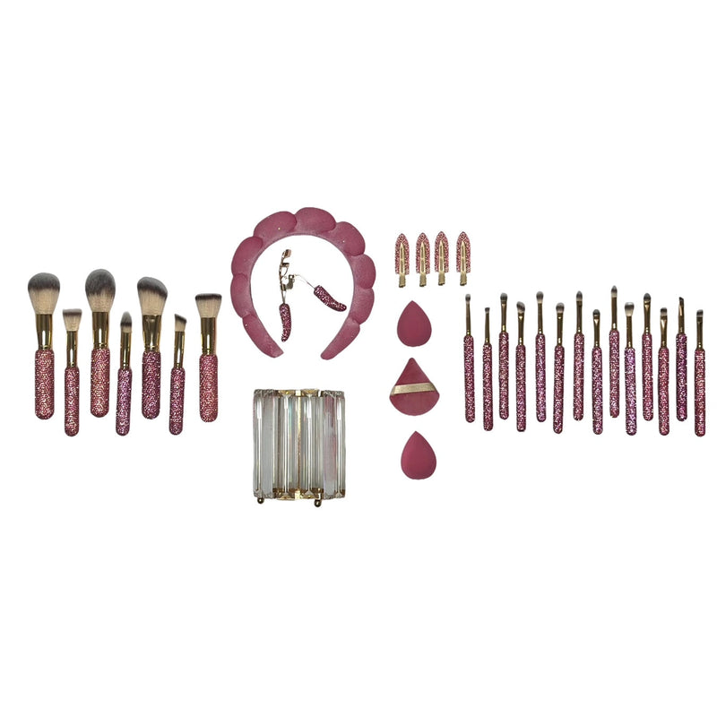 Kit Profissional de Pincéis De Glitz com Brilho