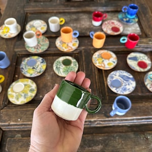 Conjunto de xícaras de café exclusivas - 8 Peças