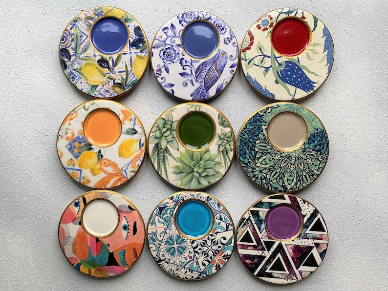 Conjunto de xícaras de café exclusivas - 8 Peças