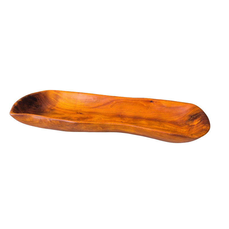 Gamela Exótica em Madeira Vinhático 67x25x7cm